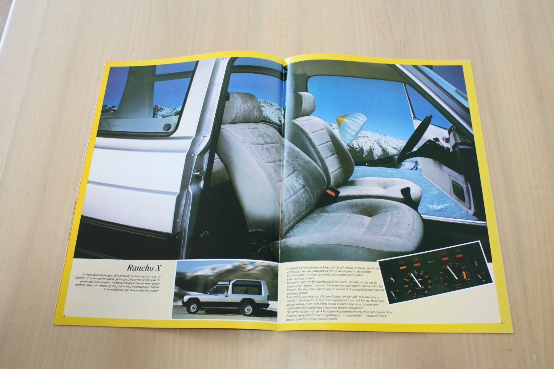 Talbot Documenti: Talbot Matra Rancho Prospekt 1983 NL – Usato da Wikon venduto da erwin400 4