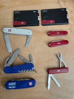 Victorinox und Wenger Taschenmesser Set und Swiss Cards