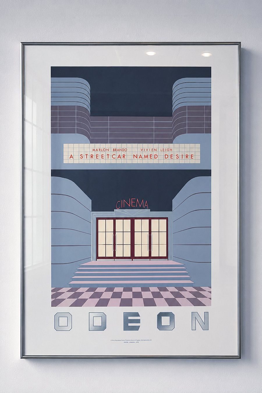 Grafica & Litografie: Sérigraphie Odéon Perry King – Usato da Montreux venduto da LeVintage33
