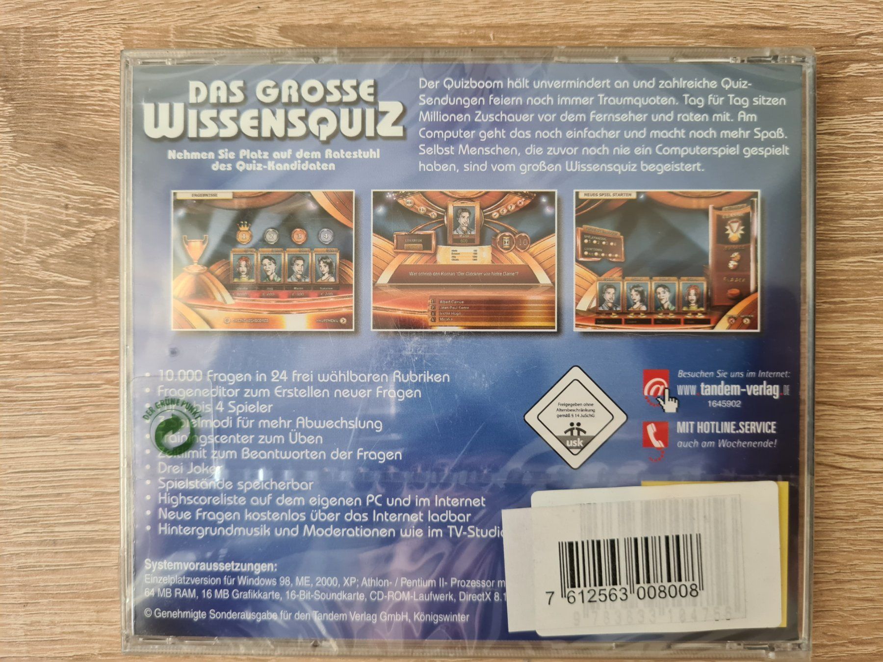 Giochi: Das Grosse Wissensquiz - PC - NEW – Usato da Carouge GE venduto da Gasco 1