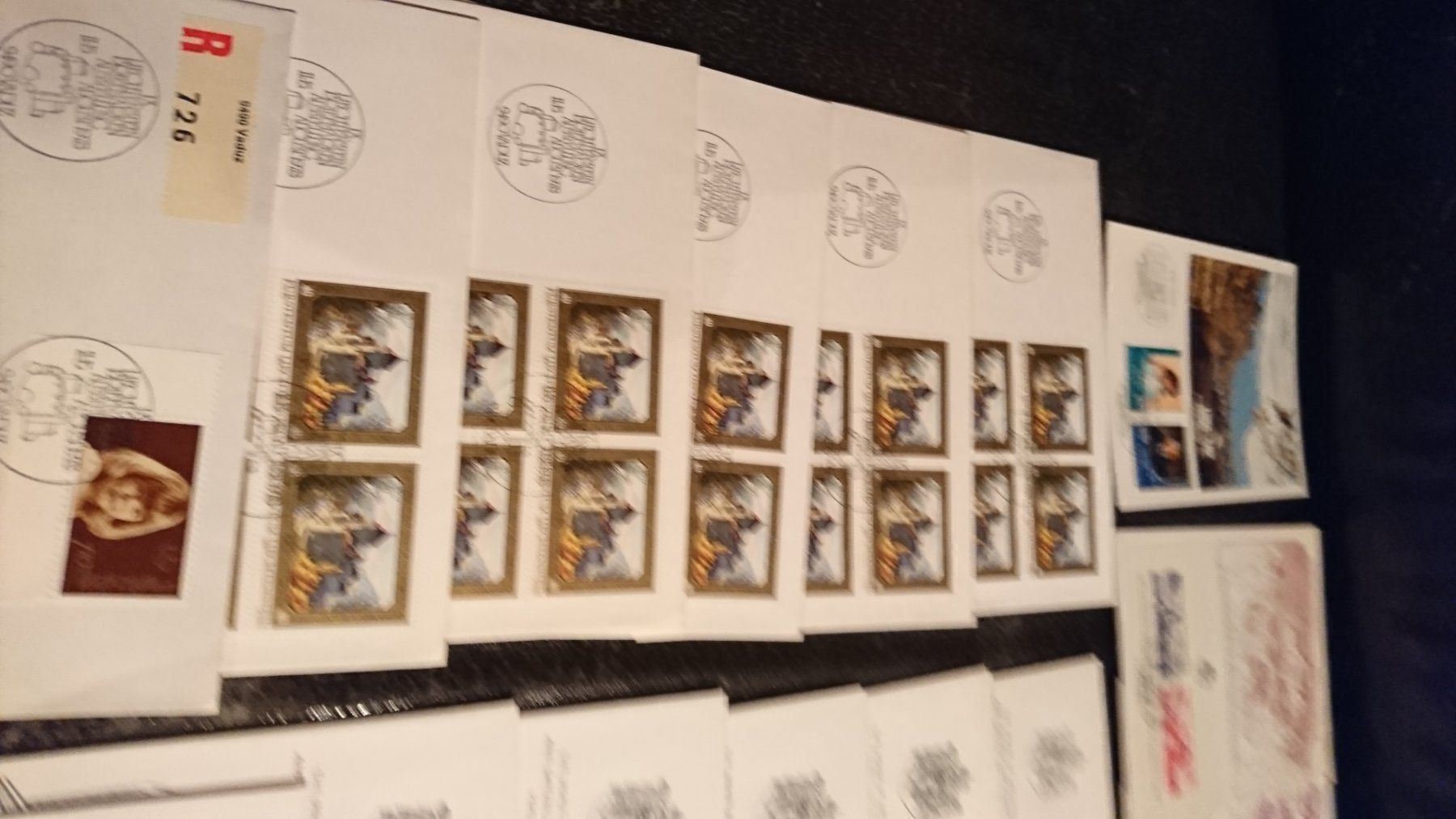 Tous les timbres: 21 Austellungsbriefe Lichtensteiner Post – D'occasion à Remetschwil par Hofiii 2