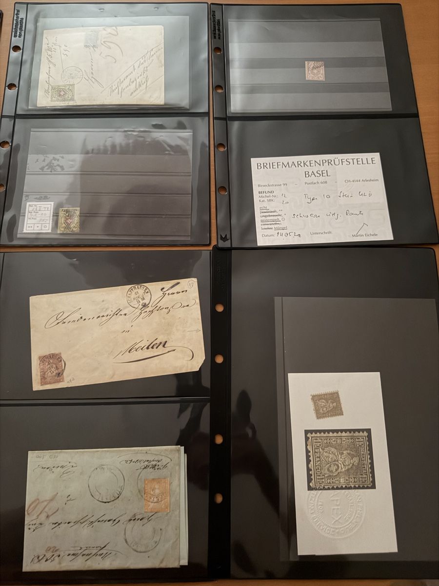 Tutti i francobolli: Album Alt Schweiz ab 1850 – Usato da Murgenthal venduto da Tina_4055 1