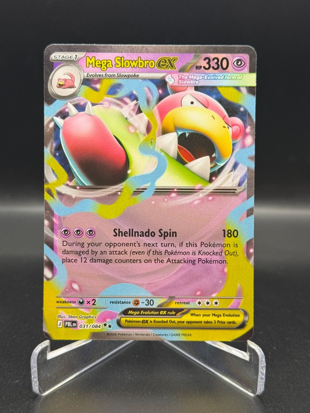 Pokémon Sammelbilder & Trading cards: Mega Slowbro ex (PBL 031) – Gebraucht aus Birmensdorf ZH von SnorlaxMail
