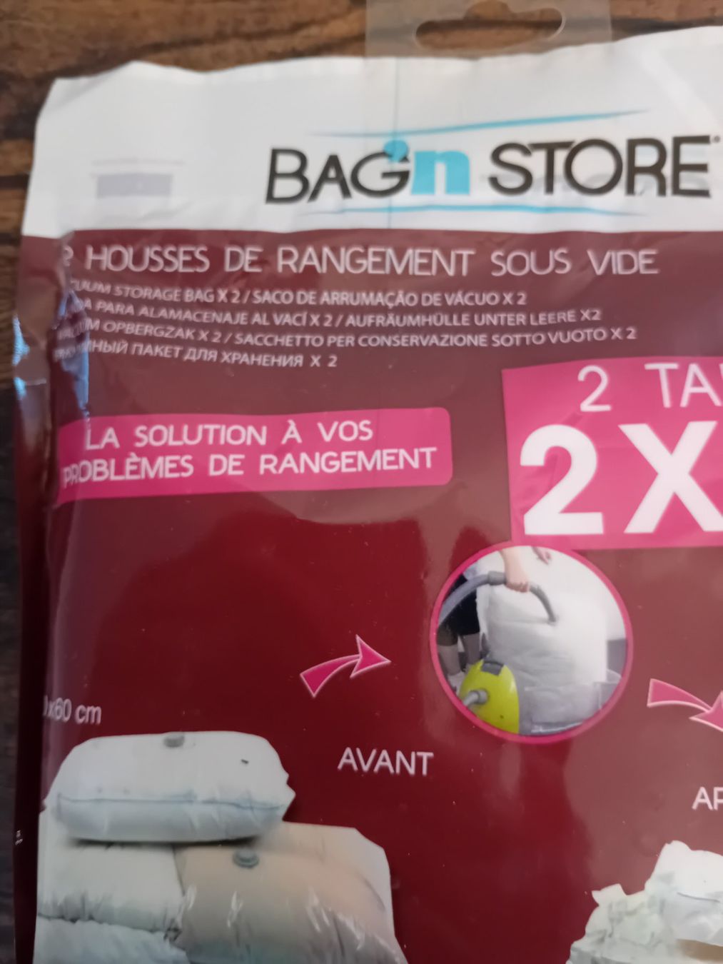 Altre valigie & borse da viaggio: 2 housses de rangement sous vide – Nuovo e nell'imballaggio originale da Grenchen venduto da Wolf313 1