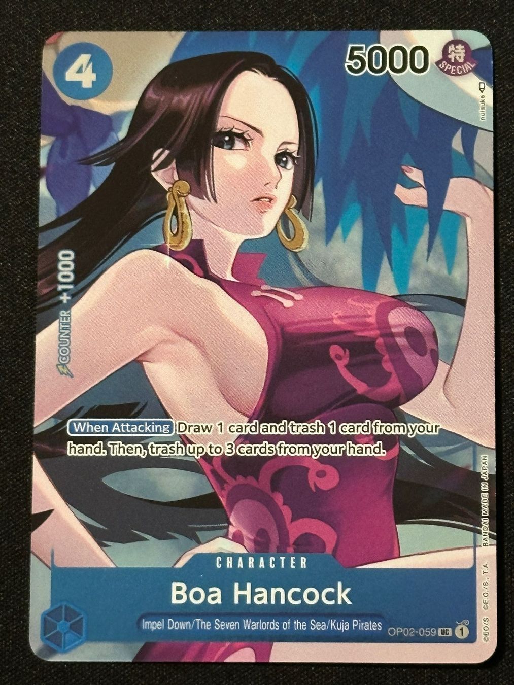 Bandai Sammelbilder & Trading cards: Boa Hancock OP02-059 V.2 – One Piece TCG – NM – Gebraucht aus Aarau von TI94