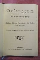 Antikes Gesangbuch, evang. Kirche, Kanton GL/SG/TG um 1900