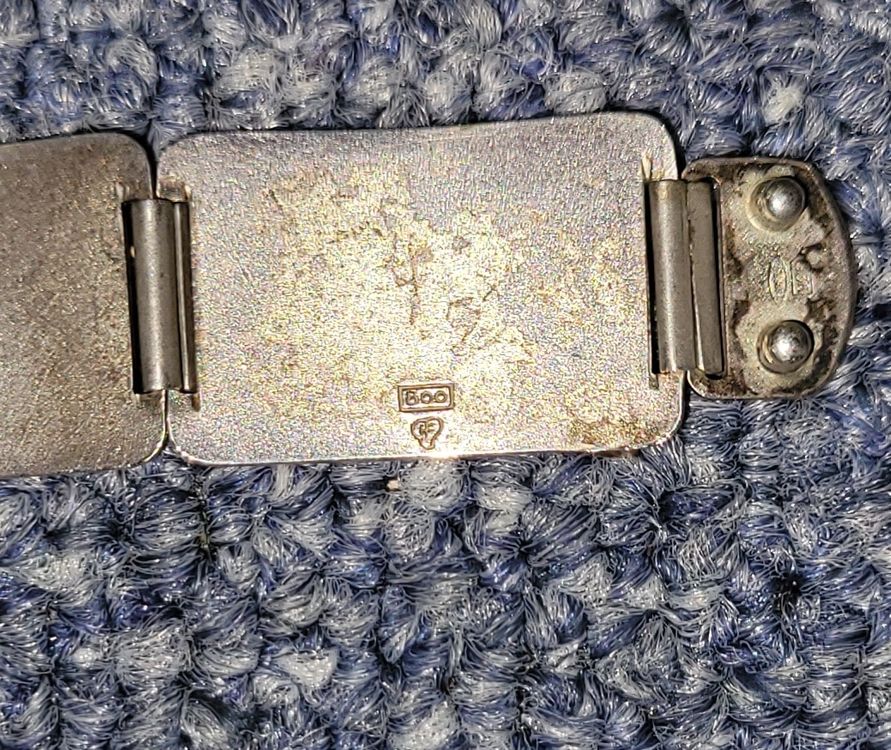 General Guisan bracciale argento e lastra fotografica altro 2