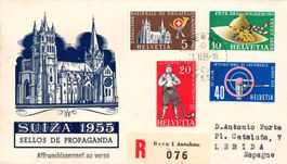 1955, Werbe-Serie auf seltener Illustration, SELTEN!