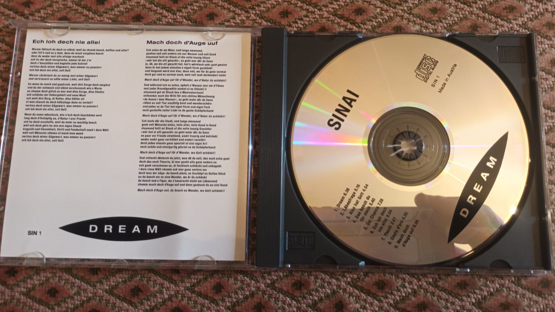 CDs: Rare CD - Sinai - Dream - 1991 - Rock – Gebraucht aus Bernex von Wannabehasbeen01 1