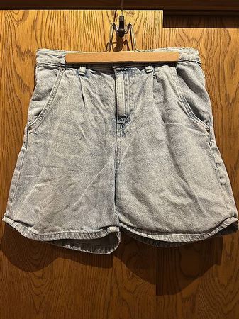 hellblaue Shorts/Jorts