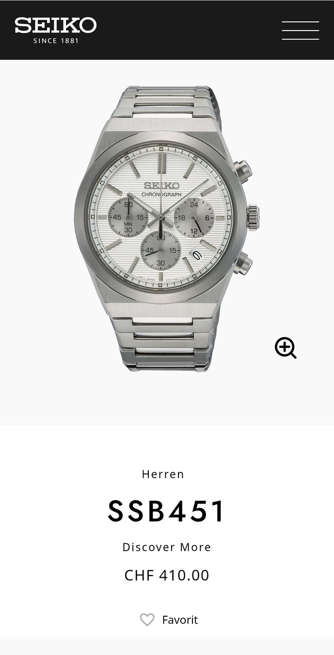 Seiko Orologi: NEU | Seiko Chronograph 40mm - SSB451P1 – Nuovo e nell'imballaggio originale da Villmergen venduto da LuxusWatchCH 4