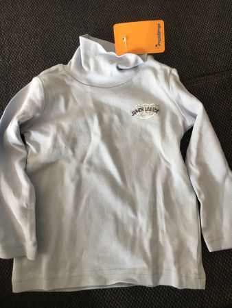 Kleinkinder- Rollkragenpullover hellblau Gr. 86/92 *neu*