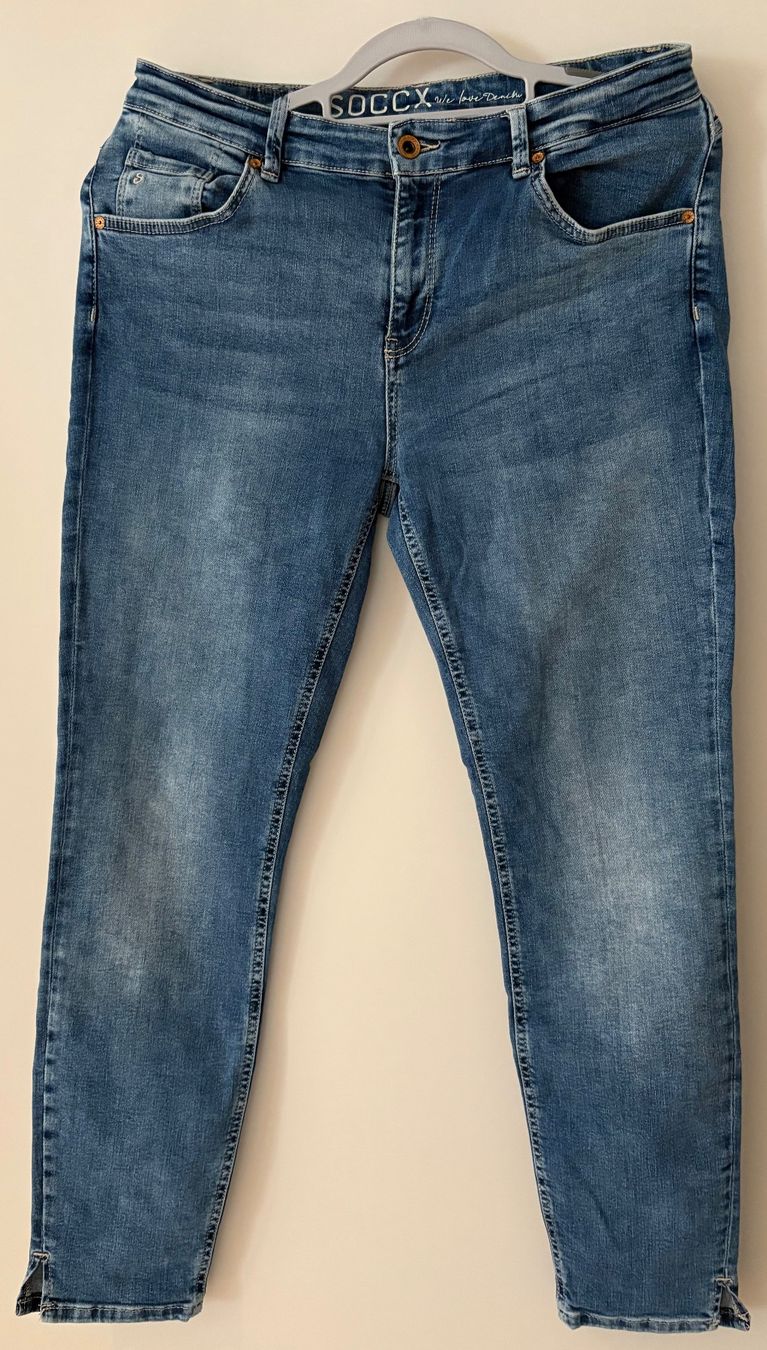 Soccx Jeans: SOCCX Jeans 7/8 – Usato da Siebnen venduto da oovirginiaootja