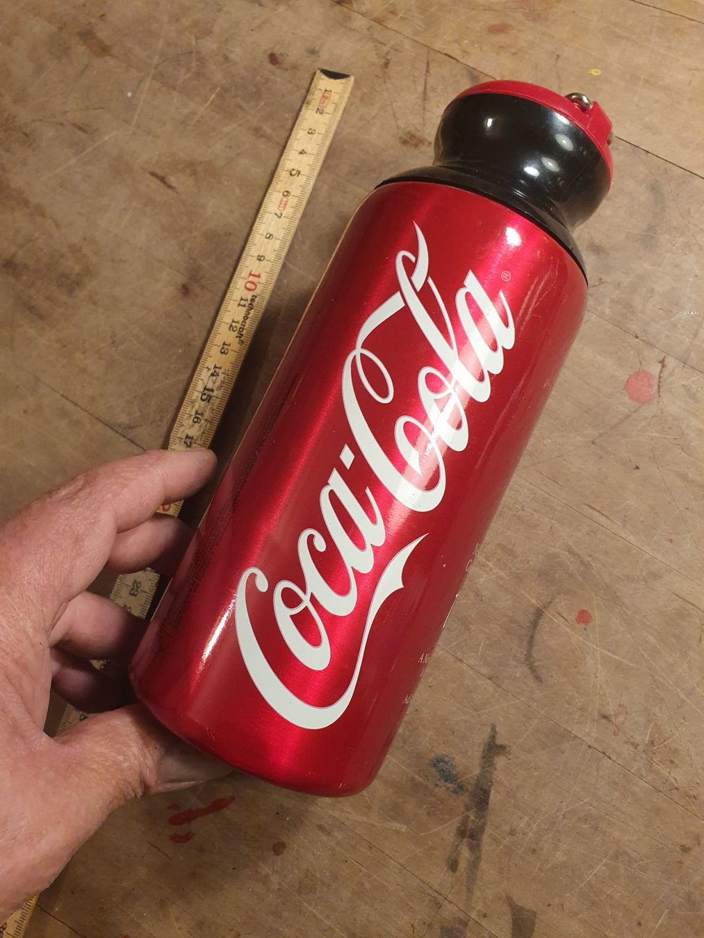 Trinkflaschen & Thermosflaschen: Trinkflasche Alu USA Motiv – Gebraucht aus Zürich von loosebone 1