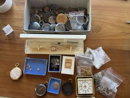 Lot Taschenuhrersatzteile