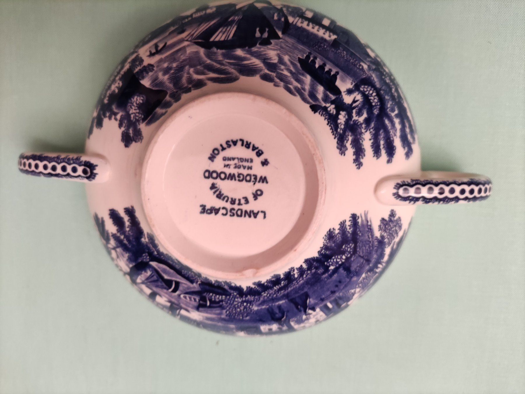 Wedgwood Piatti: Wedgwood Bowl Schale Landscape – Usato da Solothurn venduto da Csw1 1