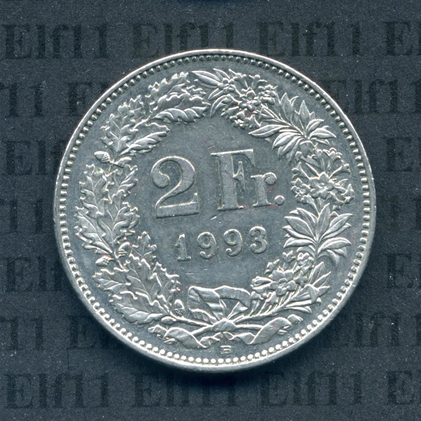 Alle Münzen: CHF___2.00 1993 vz 2 Franken – Gebraucht aus Widnau von Elf11