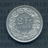 CHF___2.00 1993 vz 2 Franken
