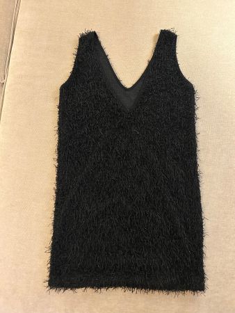 Silvester Kleid schwarz-glitzer