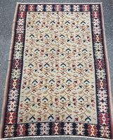 Anatolien handgewebt Kelim mit Blumenmuster 235x162.cm