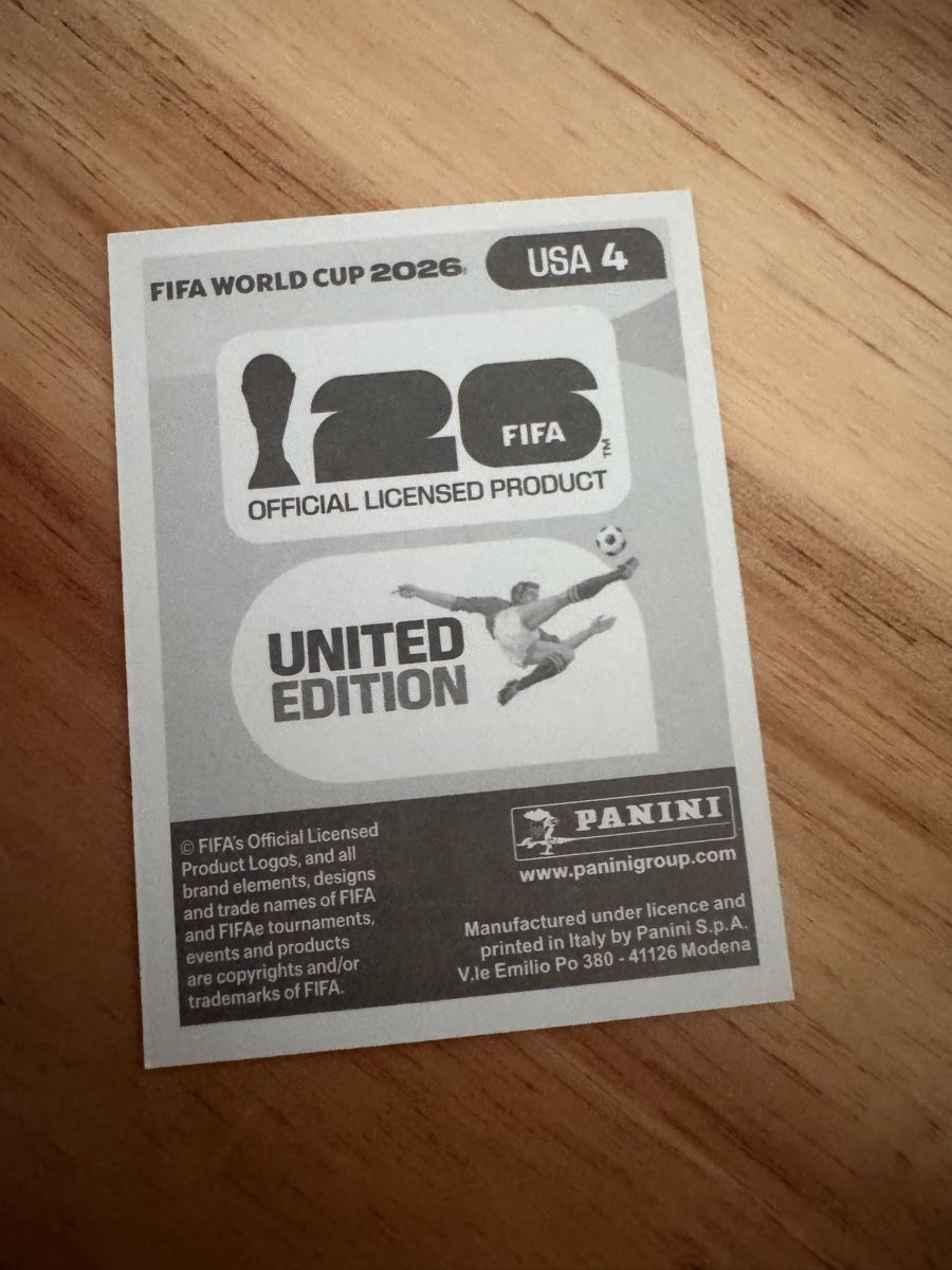 Panini Carte collezionabili: Panini - WM 2026 - USA 4 - Sticker – Nuovo (secondo la descrizione) da Wetzikon ZH venduto da thayreen 1