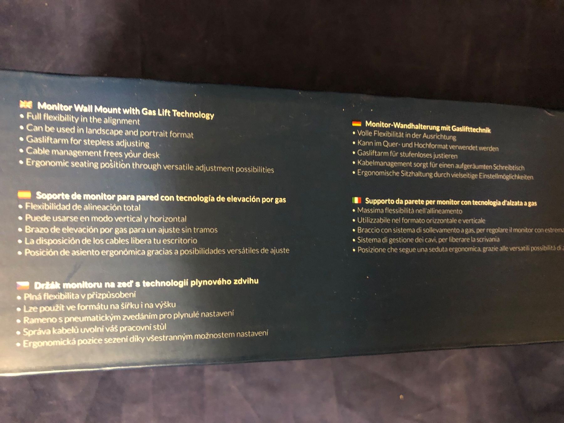 Staffa per monitor: W1-3D Arctic Wandhalter mit Gaslift – Nuovo e nell'imballaggio originale da Neerach venduto da Arbimus 8