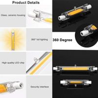 R7s LED 50w 189mm Ersetzt Halogenlampe 1500 Lumen