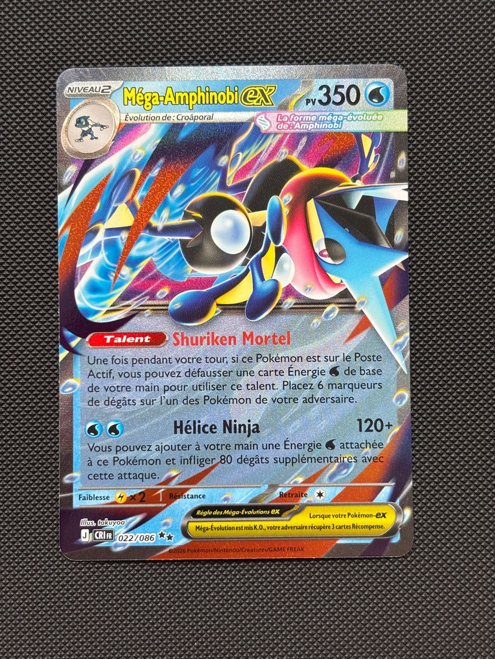 Pokémon Carte collezionabili: Fr - Méga-Amphinobi Ex 022/086 - Pokémon – Nuovo (secondo la descrizione) da Neuchâtel venduto da caraadrynn 2