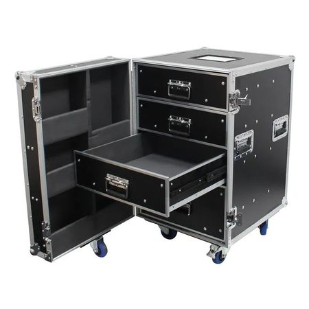 elumen8 4 Drawer Production FlightCase Schubladen-Case Rolle