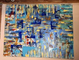 Gemälde, Unikat, abstrakte Kunst,handmade 100×130