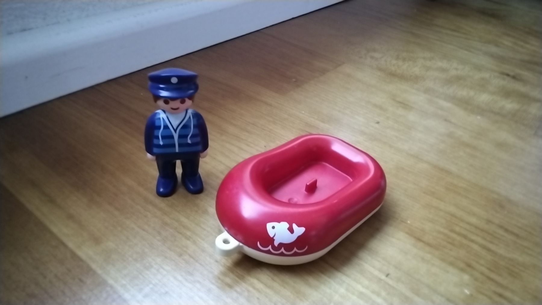 Playmobil Giocattoli: playmobil 123 Mann im Schlauchboot – Usato da Büren SO venduto da T02rickonSWE 1