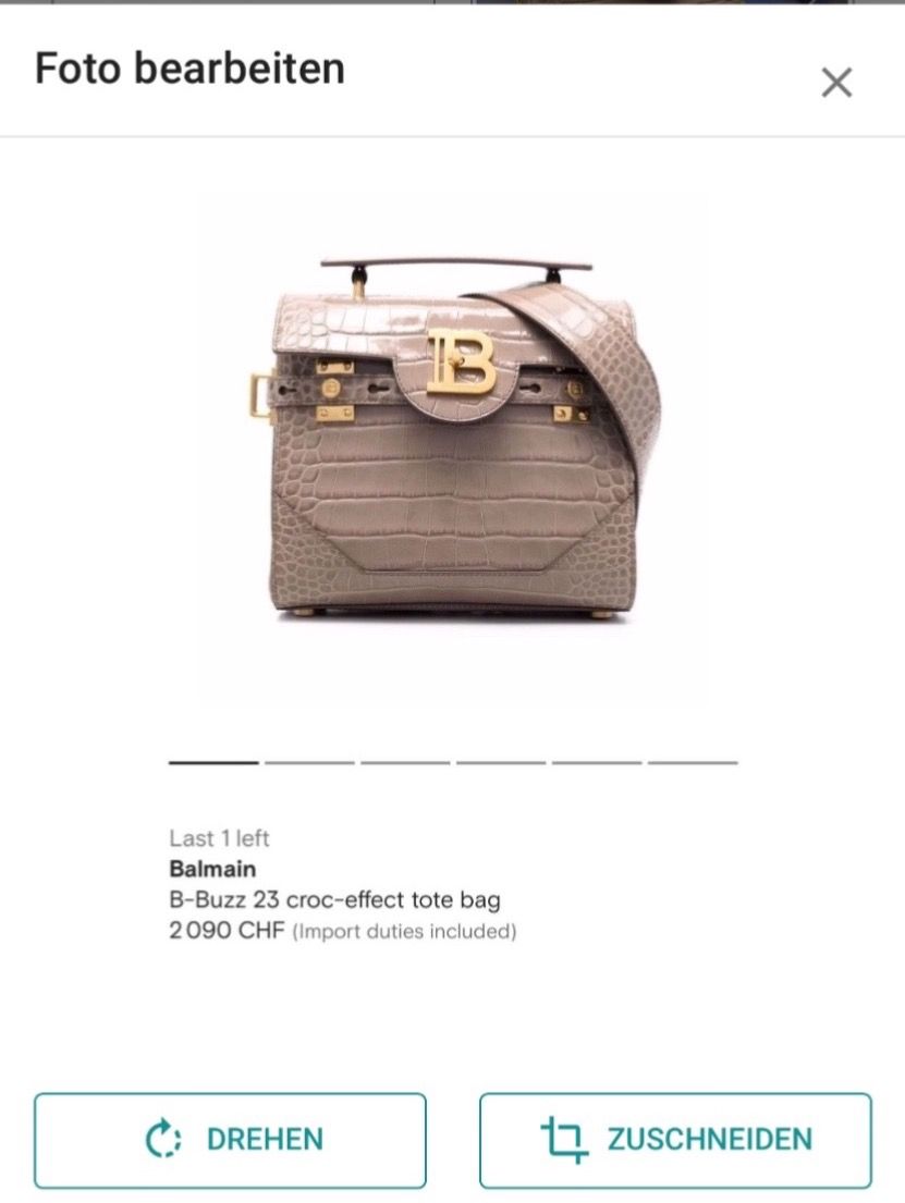 Balmain Borse da donna: Balmain Buzz Handtasche – Usato da Menzingen venduto da vannessa.studer 9