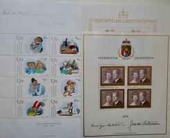 Fürstentum Liechtenstein 3 Stk Kleinbogen 1974/79/2008**