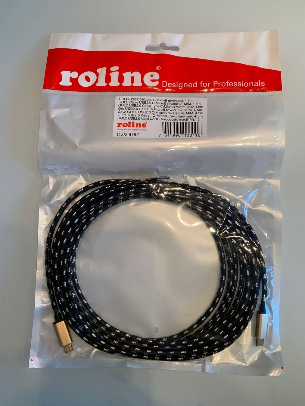 Unità & Adattatore: USB2.0 Kabel, C-MicroB reversibel, 4.5m – Nuovo e nell'imballaggio originale da Zürich venduto da the_2lsz