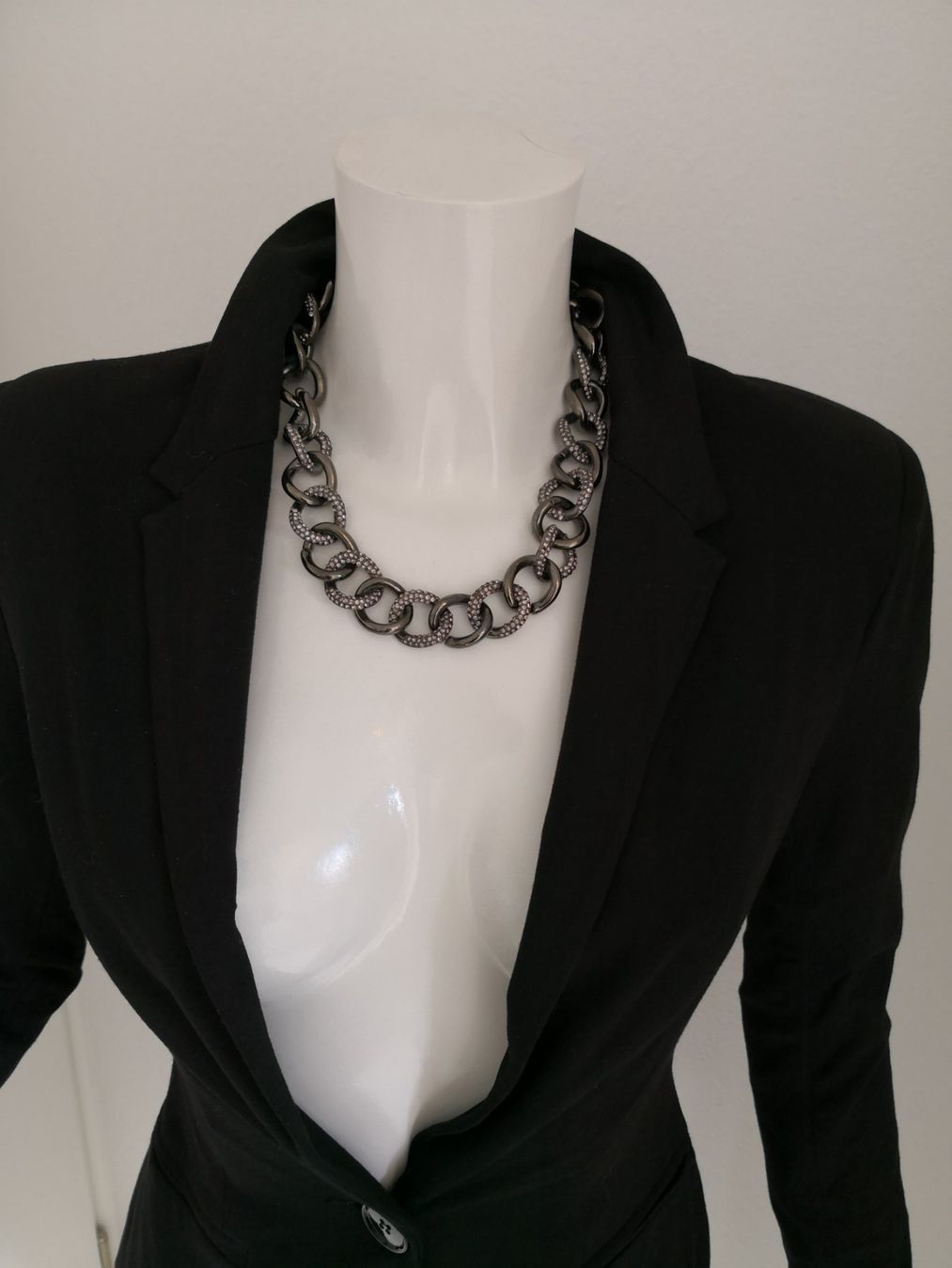 Mango Catenine: 🤩MANGO HALSKETTE SILBER & STRASS STEINE NEU – Nuovo (secondo la descrizione) da Olten venduto da Naja-Twins-Twins