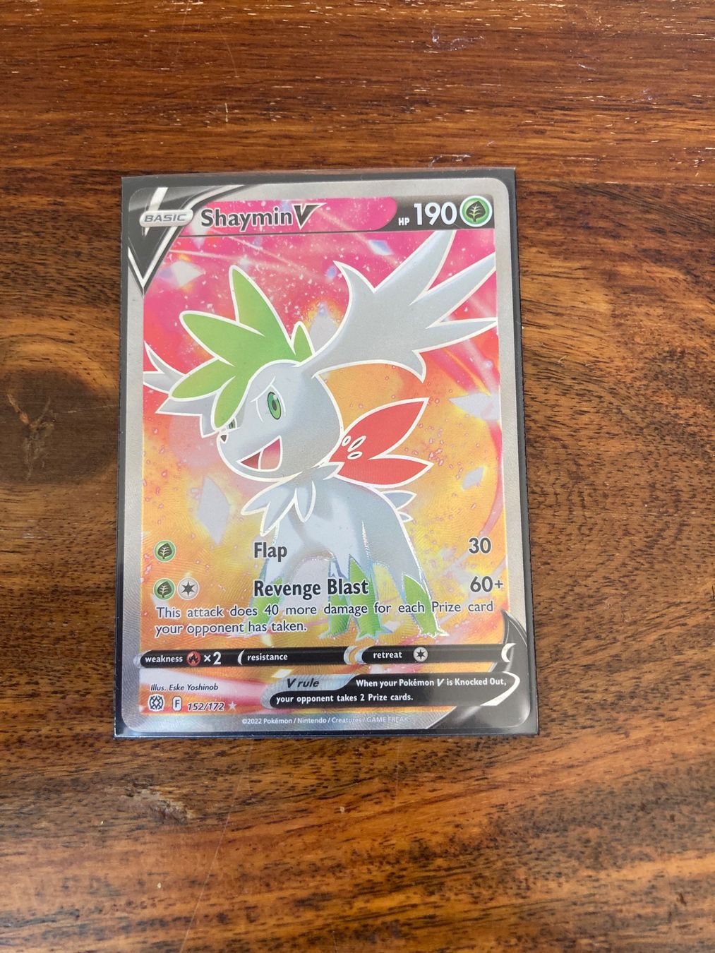 Pokémon Carte collezionabili: Carte Pokémon Shaymin V 152/172 Scellé – Usato da Fribourg venduto da mon_ws5k
