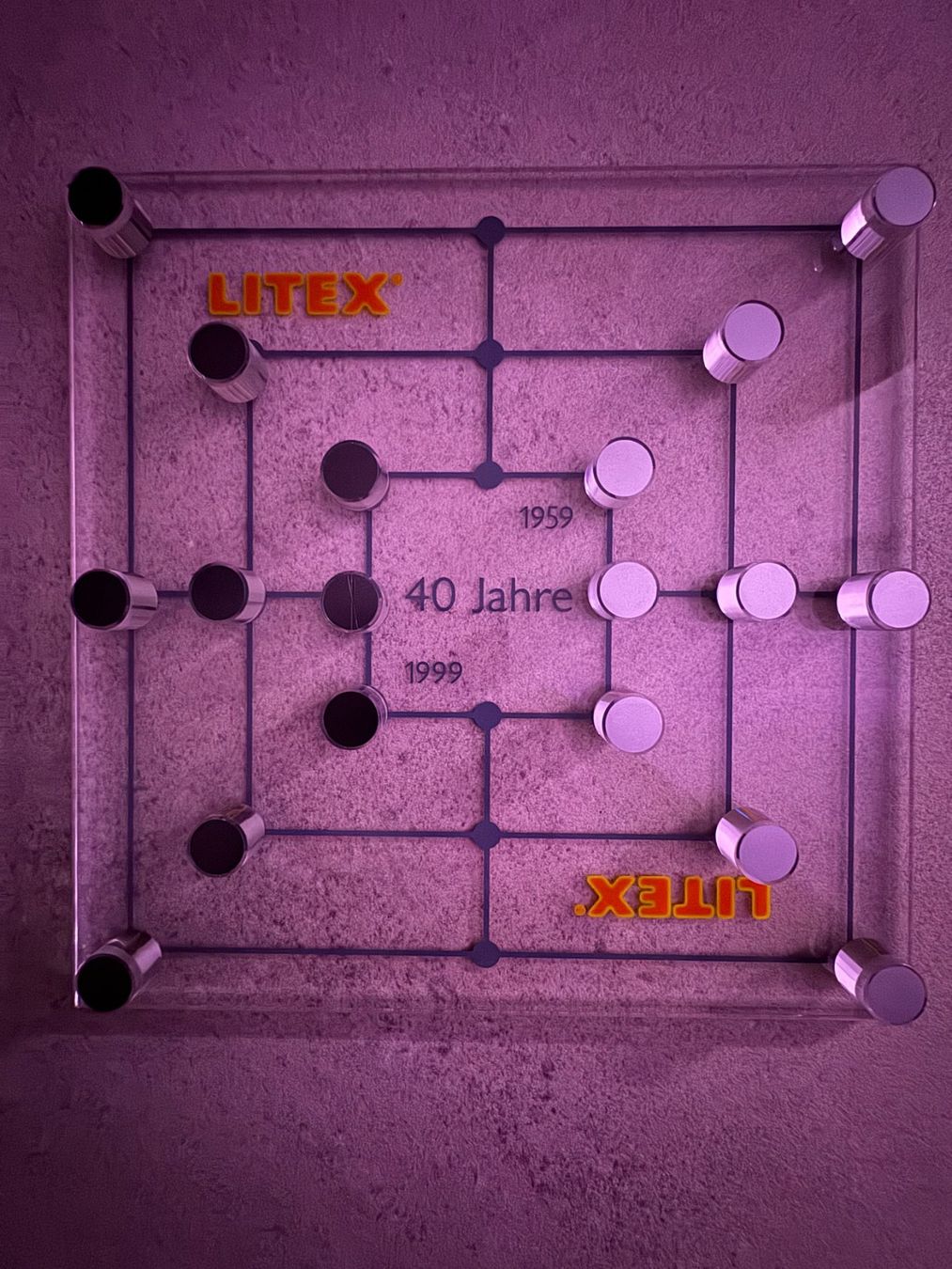 Giochi: Mühle-Spiel auf Plexiglas – Usato da Appenzell venduto da hanru 2