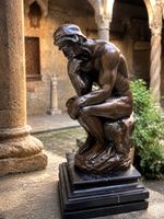 Wunderschöne Bonze Figur "Der Denker"