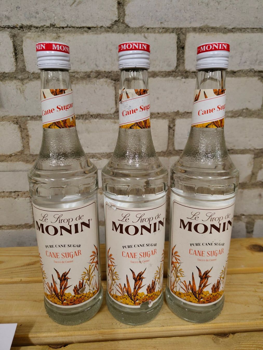 Lebensmittel & Spezialitäten: 3x Monin Cane Sugar Sirup – Neu und originalverpackt aus Münchenstein von wusmarino 1