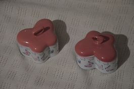 2 STUCK SCHMETTERLING FUR ZUCKER NEU
