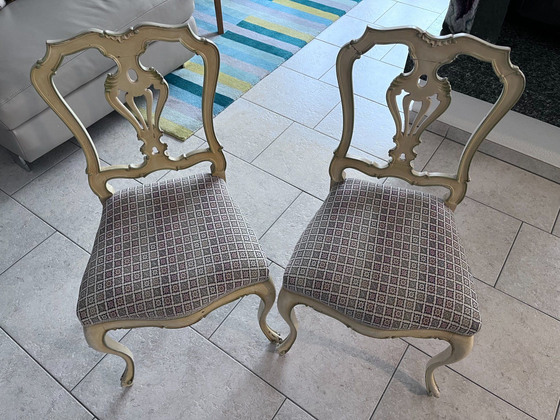 Stühle: Set de deux chaises "rococco" – Gebraucht aus Steffisburg von Tifou92