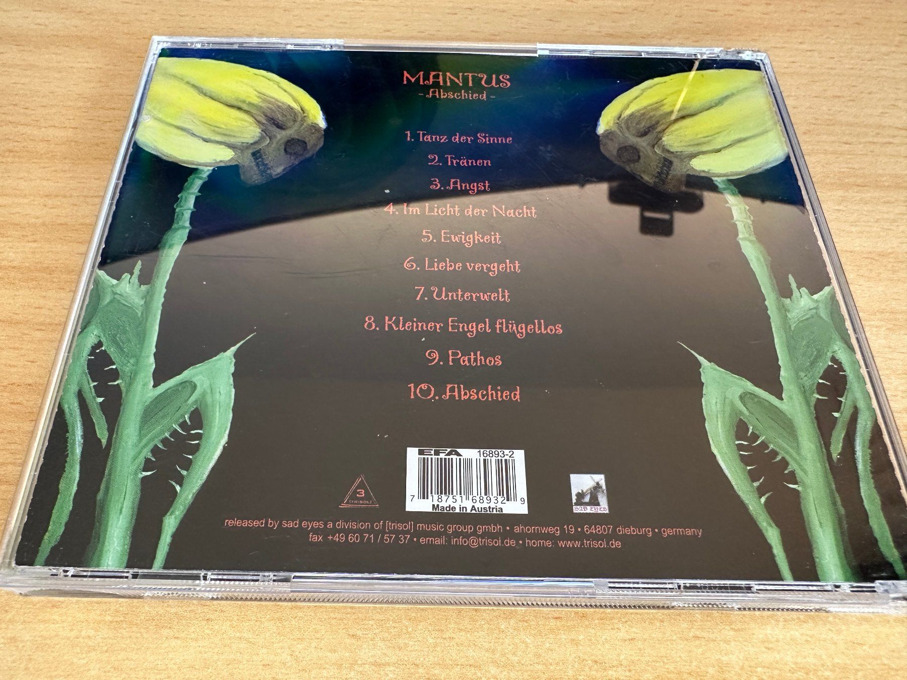 CD: Mantus – Abschied – Usato da Rikon im Tösstal venduto da Alpenmutz 1