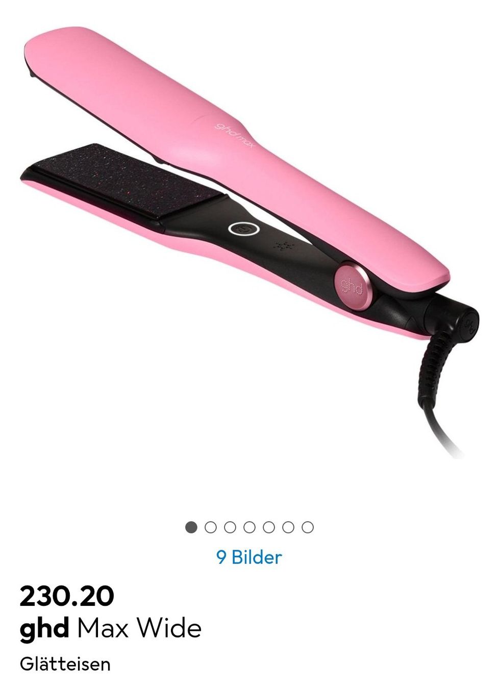 GHD Piastre & Arricciacapelli: ghd max Glätteisen – Nuovo e nell'imballaggio originale da Brüttisellen venduto da Sil2017 3