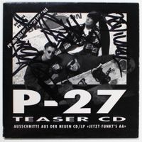 CD - P-27 - TEASER PROMO - HIP HOP / RAP aus Basel 1994 RAR!