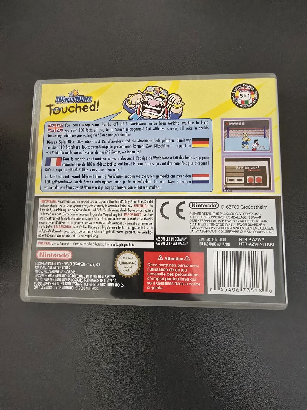 Nintendo Spiele: Wario Ware Touched! Nintendo DS – Gebraucht aus Chur von 1996hiphop 1
