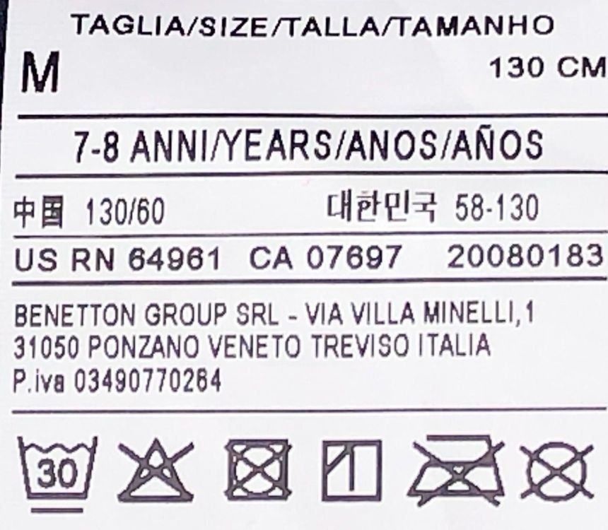 Benetton Giacche: Benetton-Jacke -M- – Usato da Glattbrugg venduto da casabelavista 6