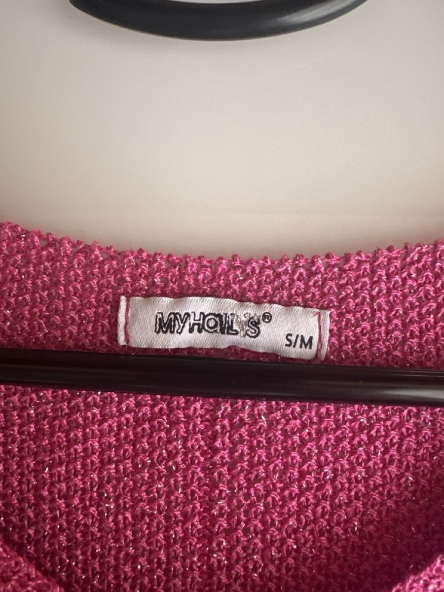 Pullover & Sweatshirts: Lockerer Strickpullover pink mit Glitzer Grösse S/M – Neu (gemäss Beschreibung) aus Buchs AG von tifena 1