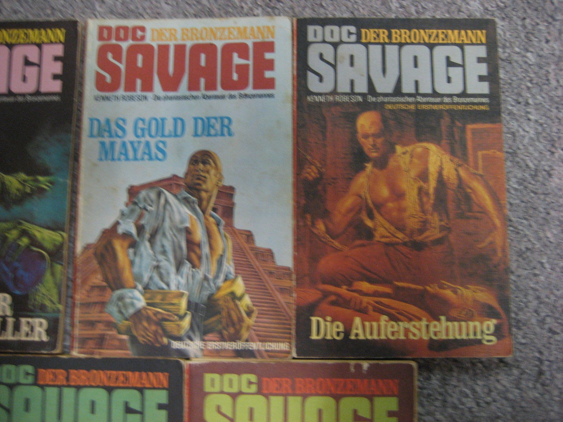 Libri: 7 Doc Savage Taschenbücher – Usato da Bottighofen venduto da Spiderman61 2