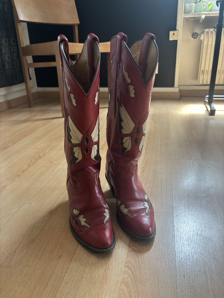 Sancho Abarca Scarpe da uomo: Tony Lama cowboy boots t38 – Usato da Glion venduto da carolineMV 1
