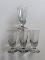 4 antike Kaffeegläser, ca. 100 jährig